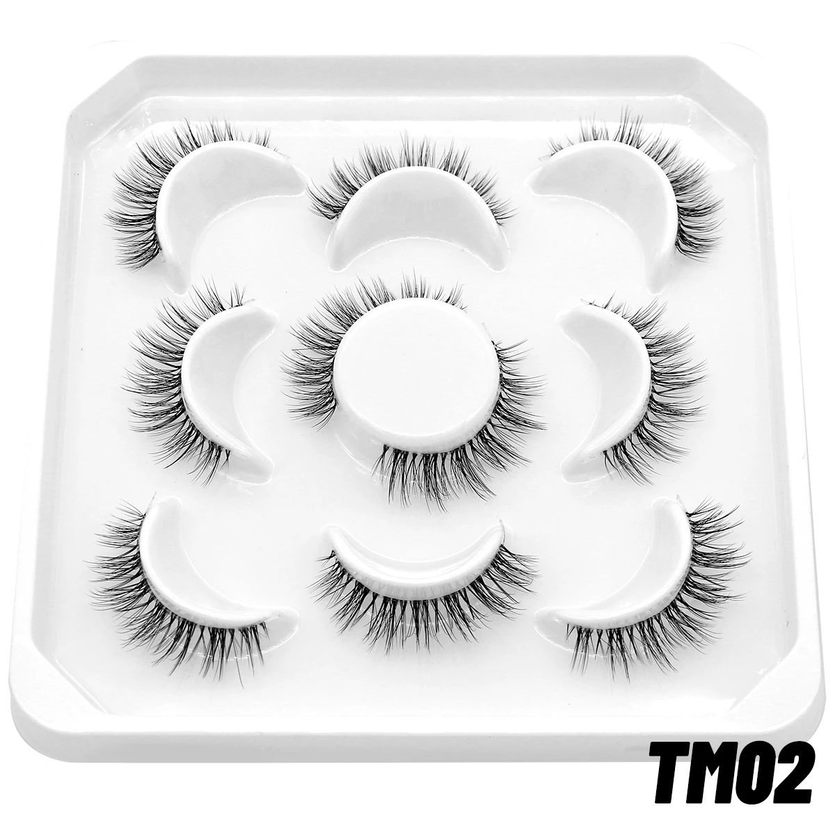 GROINNEYA Manga Lashes 5 Pairs Cosplay 3d Faux Mink Natural Short Full Strip Clear Band Soft Eyelashes Extension -Outlet Maid Outfit Store Sb687c9ced50e484586778844581fe8ccw.jpg