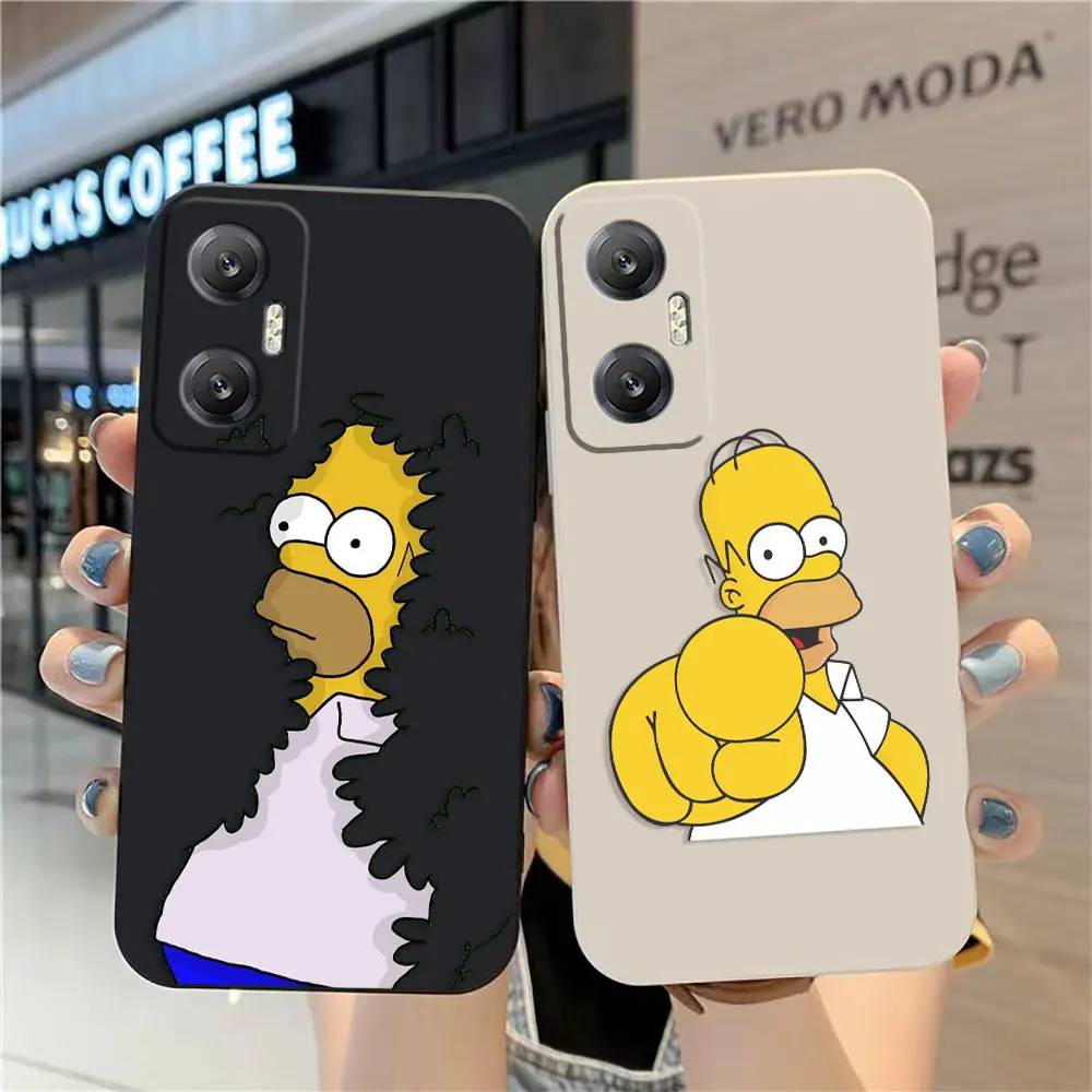 

Phone Case For Infinix HOT 10 10S 11 11S 12 ZERO 20 30 X CAMON 16 PRO 5G Case Cover Funda Cqoue Shell Capa Cute The S-Simpsons