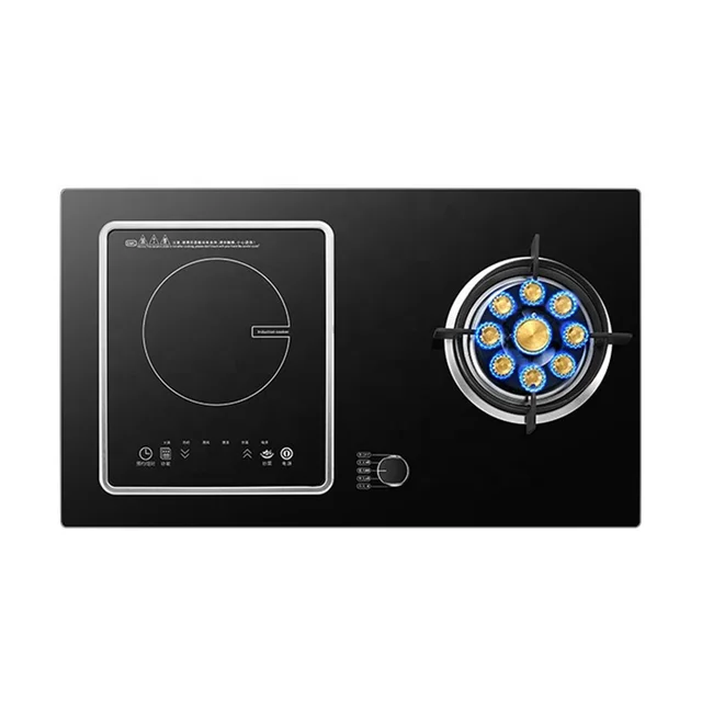 Gas Stove Kitchen Glass Top Combined China Smart Induction Gas Stove Electric burner Gas Stove for Home 2