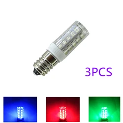 Set of 3 Multicolor E14 220V LED Bulbs (Warm white 3 pieces)