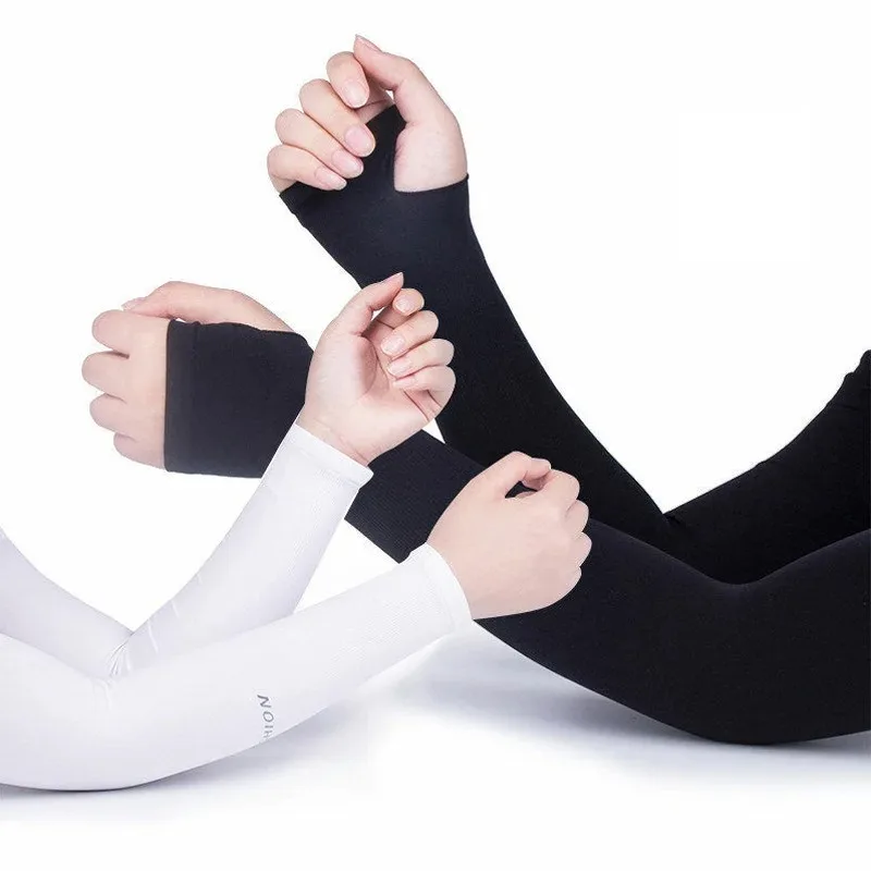 Arm Sleeves Warmers Sports Sleeve Sun UV Protection Cooling For Running Fishing Cycling