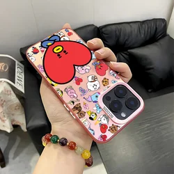 Adorable Cartoon BTS Smartphone Protective Case Cover - Samsung A52 (CYF - 438XC2A1)