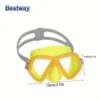 Bestway 22048 3 Colours/1pc Pool Goggles, Glass Diving Goggles, Adult Swimming Goggles with Nose Mask, Professional Snorkelling 6