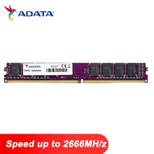 ADATA nowy DDR4 pamięci RAM CL 19 U DIMM pamięć Ram 4GB 8GB 16GB 32GB 2666MHz do laptopa stacjonarnego pamięć do notebooka tanie i dobre opinie 2666 MHz CN (pochodzenie) Pulpit 288pin