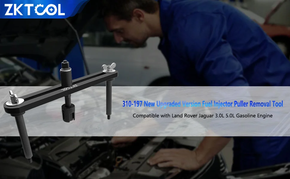 Neues verbessertes Werkzeug zum Entfernen von Einspritzdüsen für Land Rover Jaguar 3.0L 5.0L Motoren, 310-197. – Detail 1