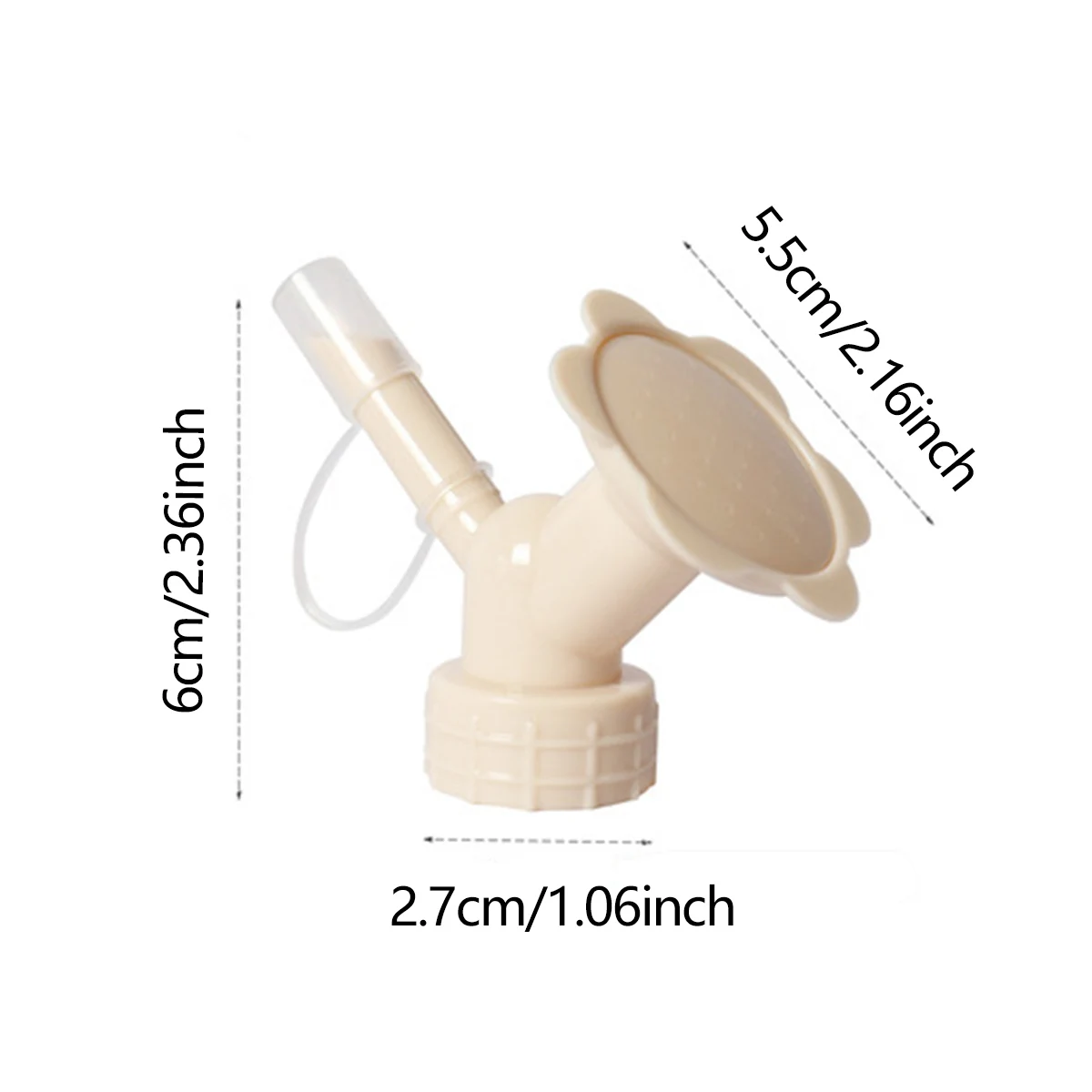 1pc/2pcs - Multi-Functional Watering Can-Double Sprinkler for Plant Watering,Easy to Use, Perfect for Gardening Enthusiasts