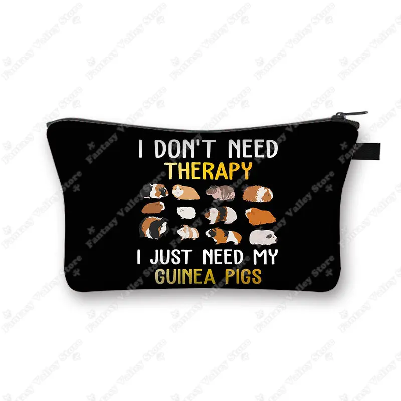 Charming Pet Print Cosmetic Case - Makeup Bag and Beauty Organizer Zipper Pouch