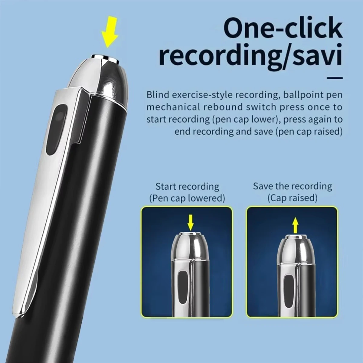 V9 digital voice recorder professional recording 16GB 32GB 64GB 128GB voice recorder business meeting recording video pen voice recorder