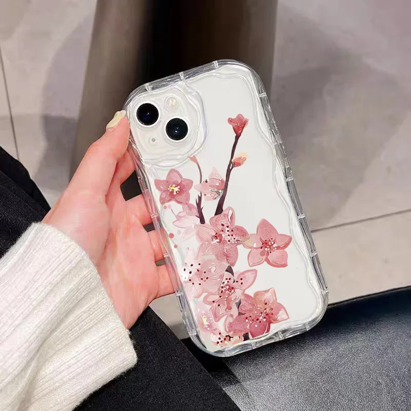 Plum Blossom Flower Phone Case - Elegant Floral Design