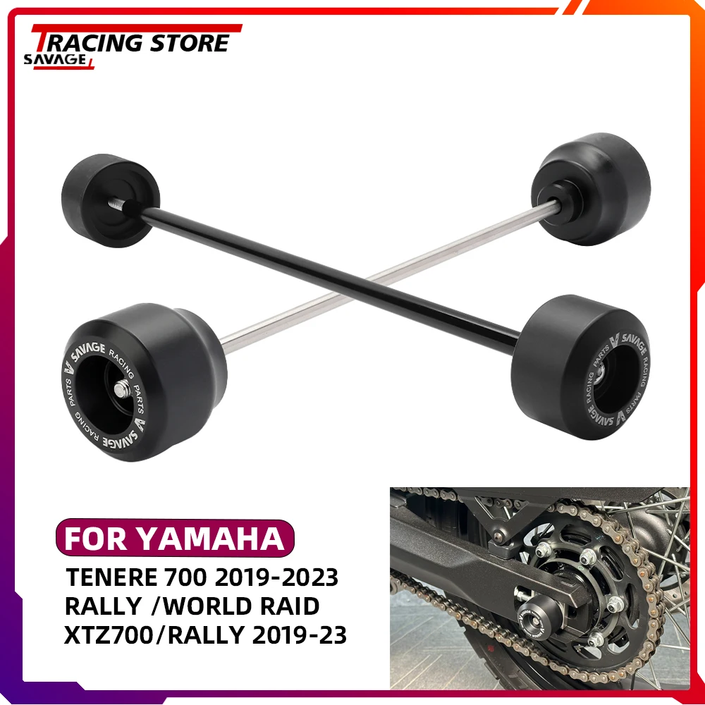 Tenere 700 Moto Anti-Caduta Telaio Slider Protector Moto Crash Protect Per Yamaha Xtz700 Rally Wheel Fork Slider Protector