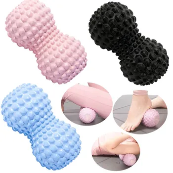 Peanut Massage Ball Double Lacrosse Foot Massage Roller Deep Tissue Muscle Massage Myofascial Release Back Neck Massage Tool 1