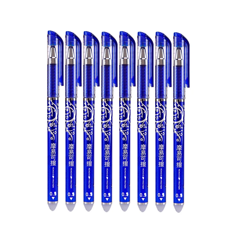 8 Penne A Sfera Cancellabili, Penne Gel, 0,5 Mm, Adatte Per