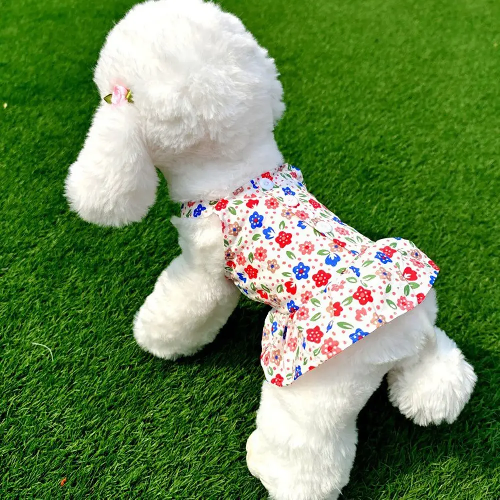Thin Summer For Small Dog Puppy Chihuahua Bichon Poodle Pet Supplies Puppy Clothes Dog Dress Skirts Pet Costume DIY