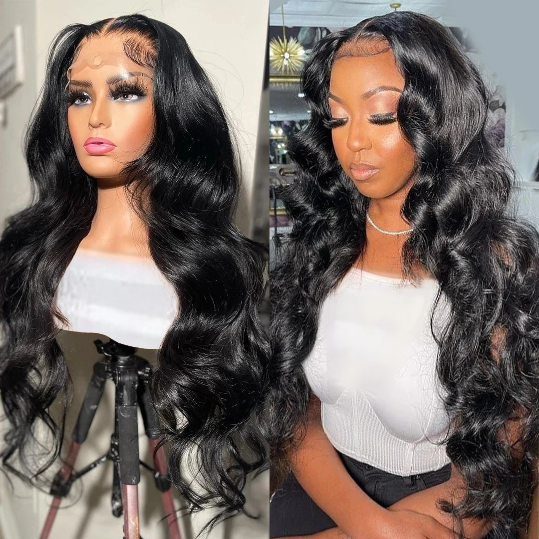 

Body Wave Lace Front Human Hair Wigs 13x4 HD Transparent Lace Frontal Wig For Women Brazilian Remy Closure Wig With Baby Hair