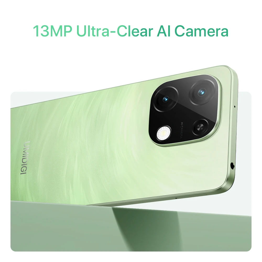 UMIDIGI G9T Android 14 Smartphone UNISOC T606 4GB 128GB 6.75” Water Drop HD+ Display 13MP Camera 5000mAh Battery 2SIM Cellphone 6