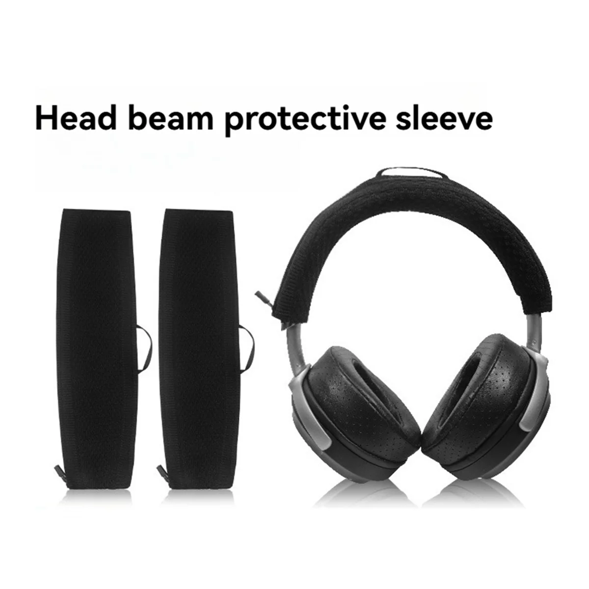 뜨거운 판매 MDR-Z7 MDR-Z7M2 헤드폰 보호대 지퍼 헤드 밴드 헤드폰 헤드폰 액세서리 용 니트 빔 커버