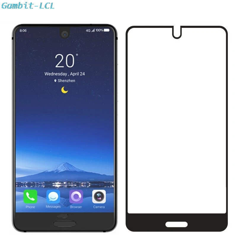 Full Cover Tempered Glass Screen Protector - 5.5 9H 2.5D Enhanced Protection Film