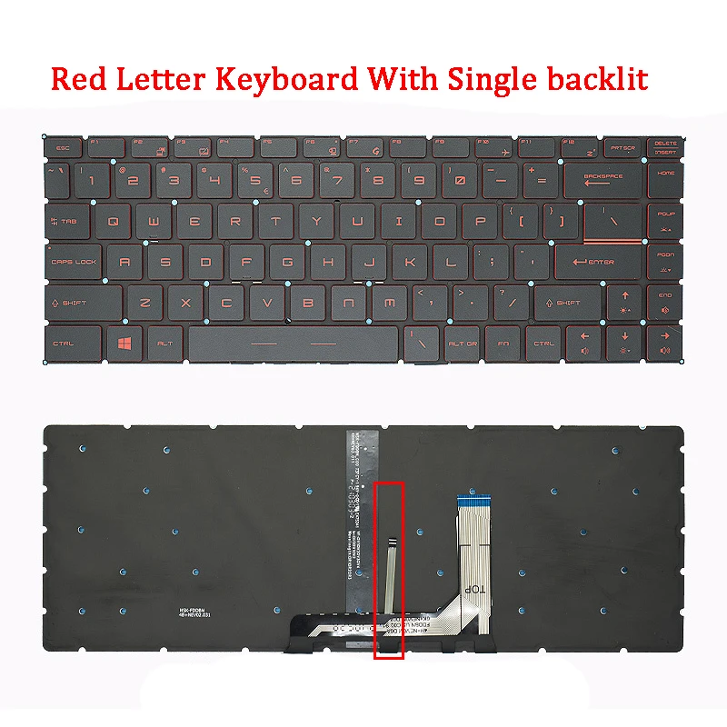 Touche De Clavier De Rechange Pour MSI GF63, GF65, GS65 - Occasion, Une Seule Touche