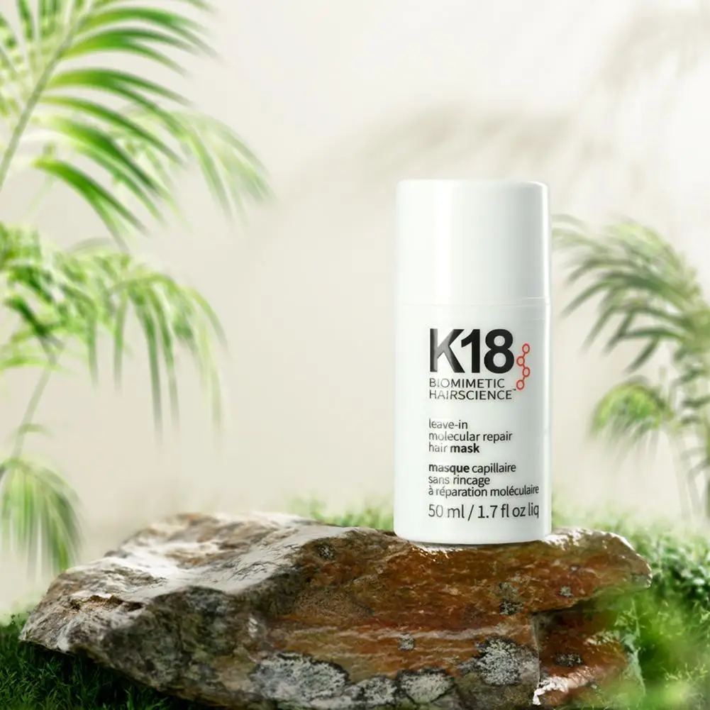 Hair Mask Hair Treatment K18 Leave-In Molecular Repair Hair Mask Biomimetic Keratin Treatment for Damaged/Chemically Treated Hair 50ml