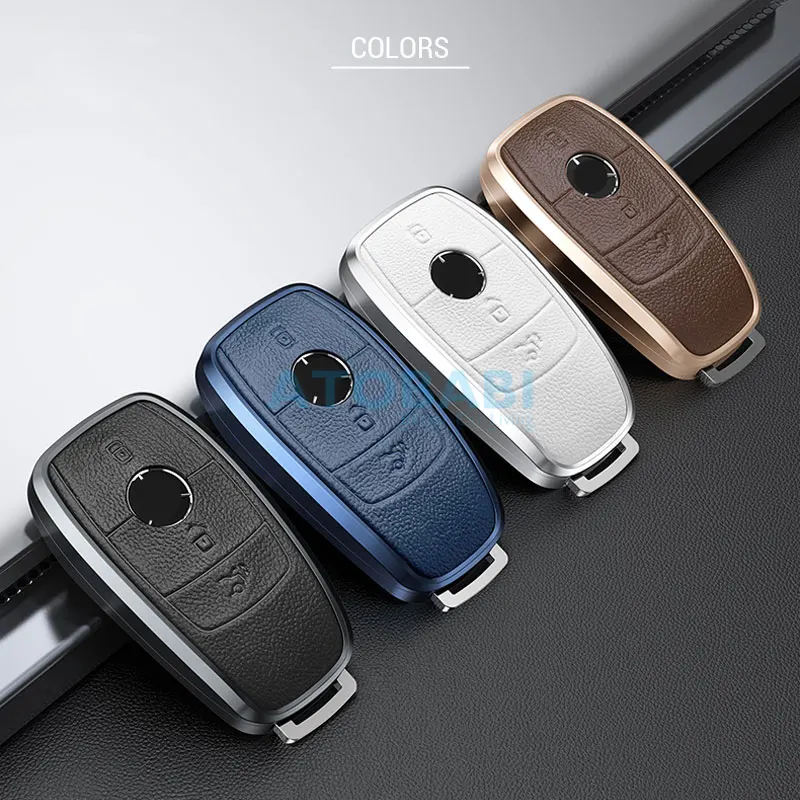 Aluminum Alloy Car Key Case Smart Keychain Remote Fobs Protect Cover For Mercedes  Benz E S Class E200 E300 E350 E63 S450 S63 S65 - AliExpress