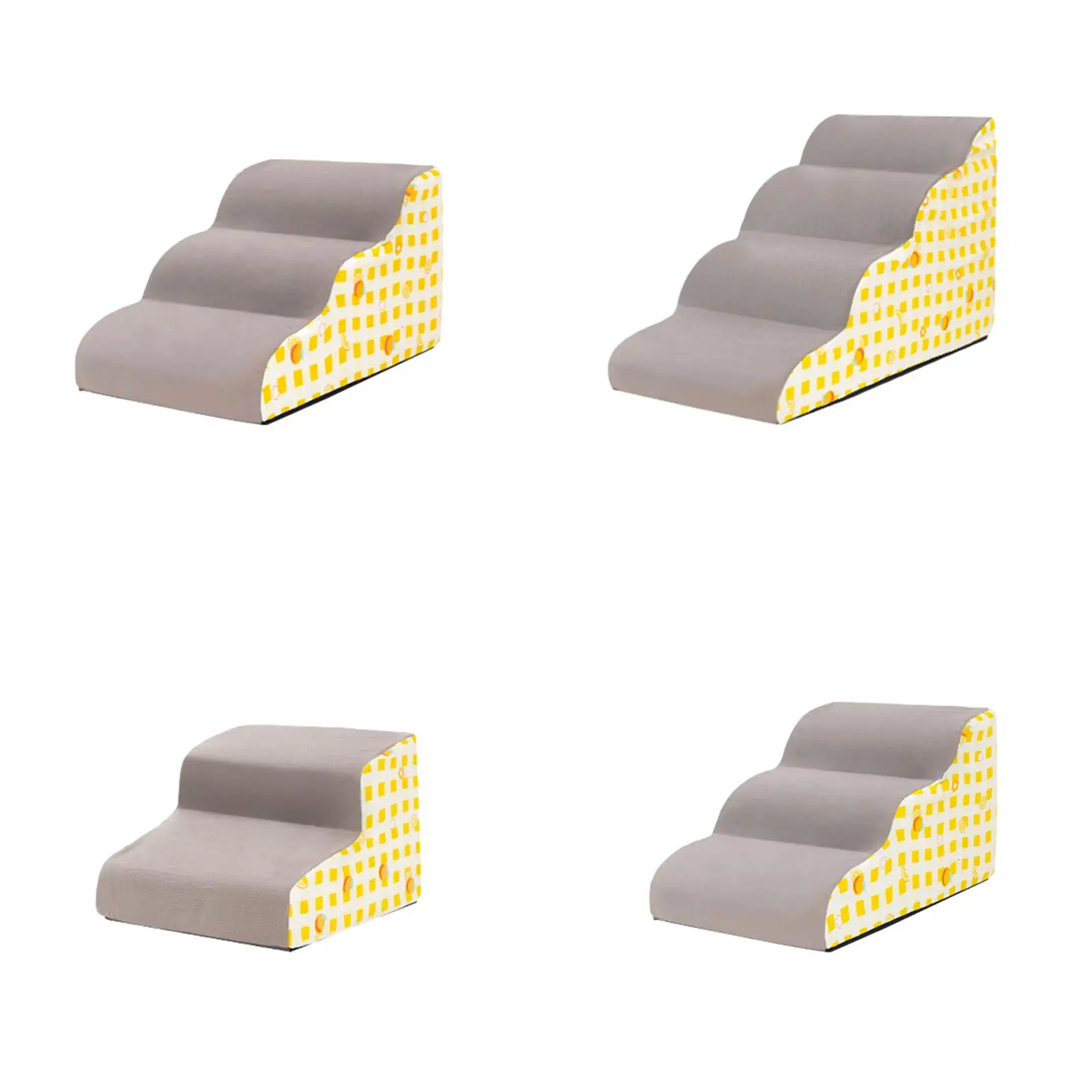 Pet Ramp Stairs Pet Steps Dog Stairs Dog Ramp Portable Versatile For Small Pets Indoor Outdoor Use High Beds or Sofa Dogs Injured Older Cats