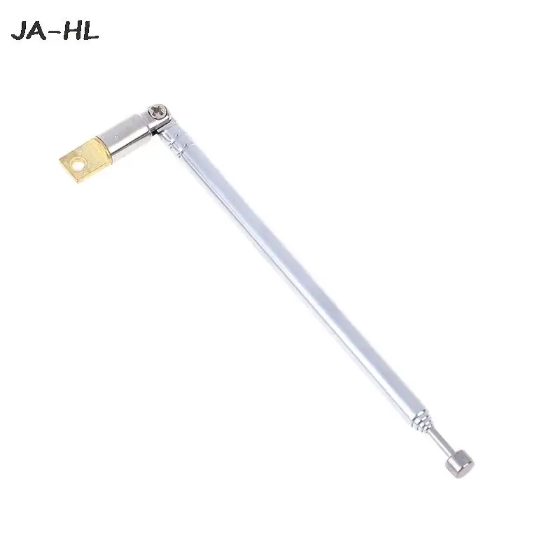 

1 шт. 37 см 5-секционная телескопическая нержавеющая сталь AM FM радио универсальная Антенна телескопическая Тяговая антенна