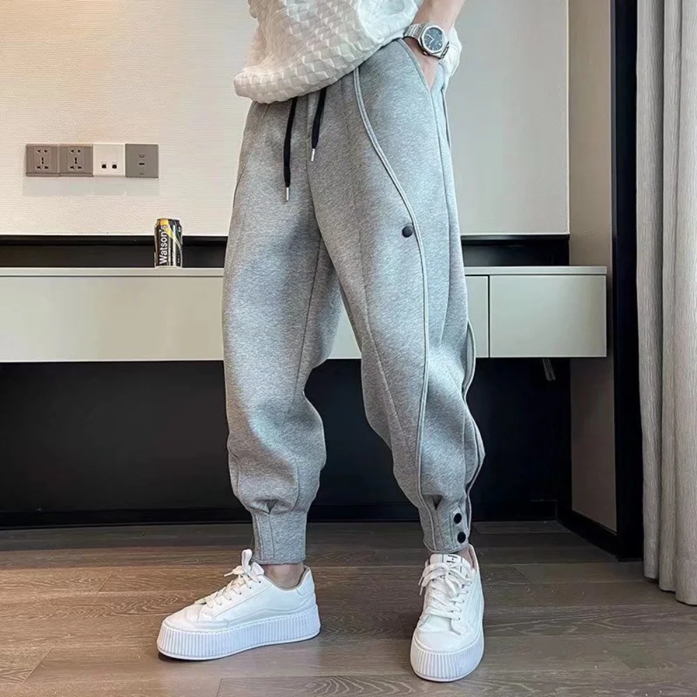 

Pants For Men Jogger Grey Track Hip Hop Style Sweatpants