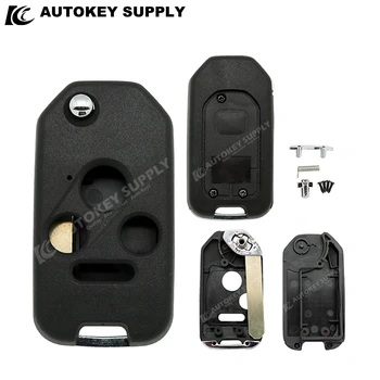 ForHonda 2/2 1/3/3 1 pulsante modificato Flip Car Key Shell (nuovo stile) AKHDF101 AKHDF102 AKHDF133 AKHDF131 AutokeySupply - ForHonda 2 2 1 3 3 1 pulsante modificato Flip Car Key Shell nuovo stile