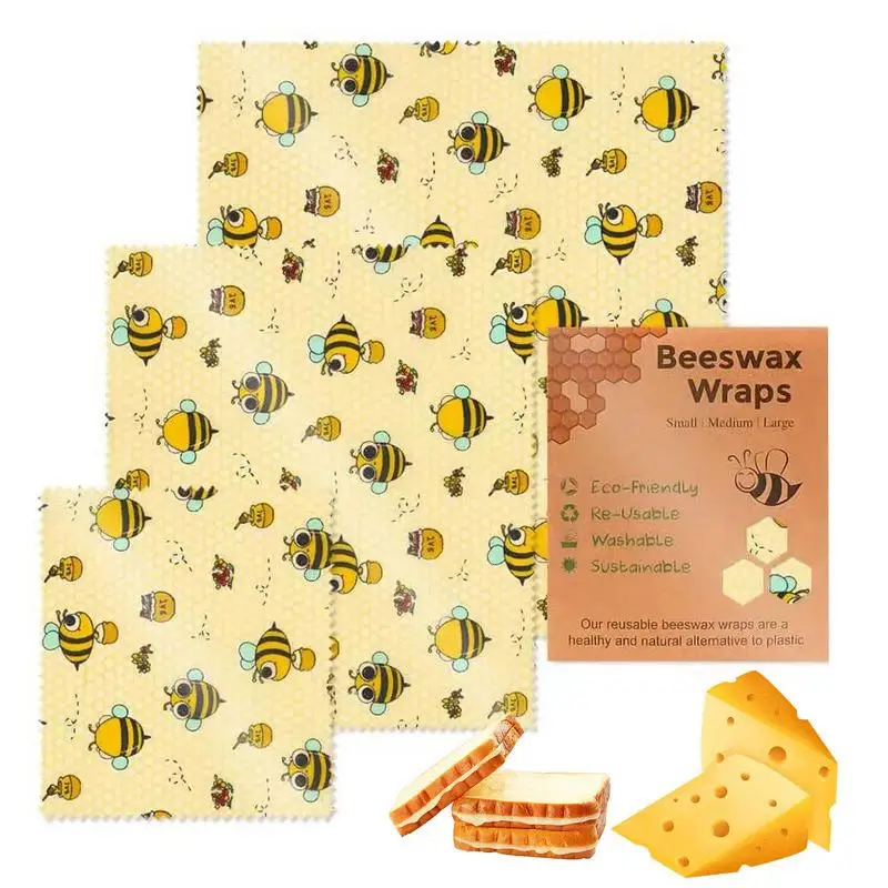 

3 шт., многоразовые пищевые салфетки для хранения органических продуктов