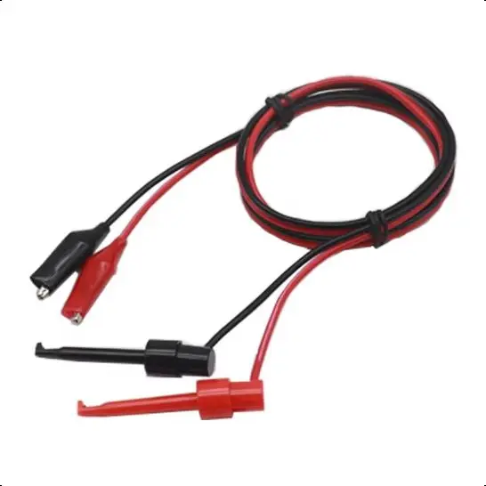 1M Alligator Cilp to Banana Plug Test Cable Lead Connector Dual Tester Probe Crocodile Clip for Multimeter Measure Tool