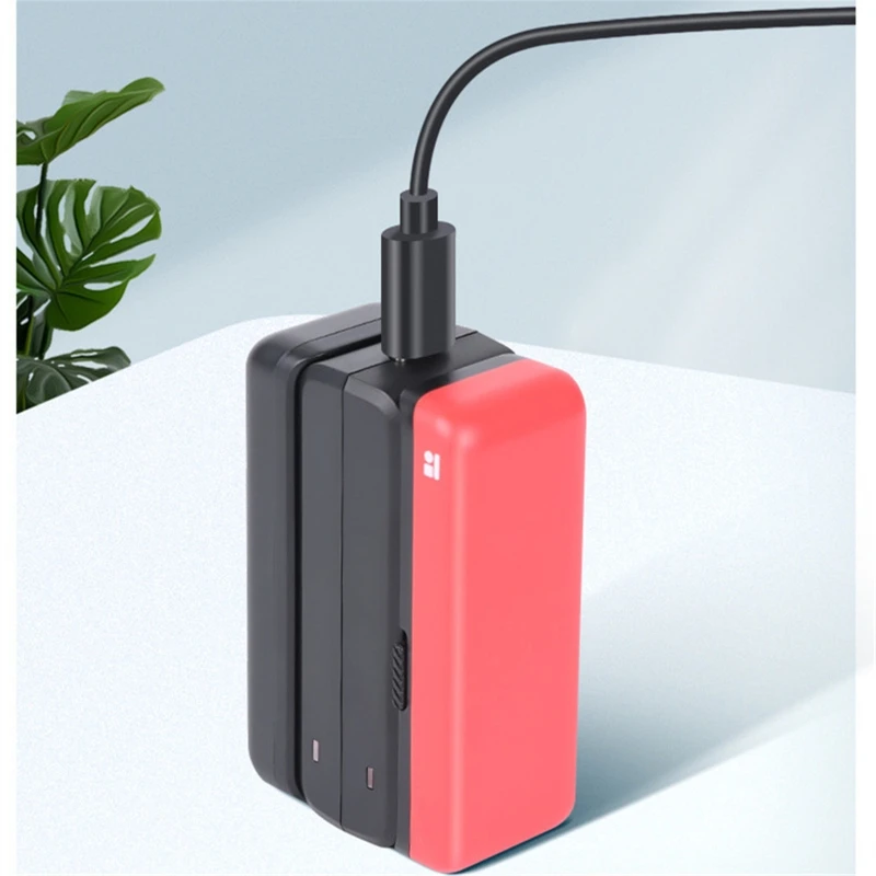 Fast Charge Hub para Insta 360 One rs r Câmera Accessorie Lithium Gopro Backup Battery Base Tipo-c Port Dual Charger Accessorie - Image 6