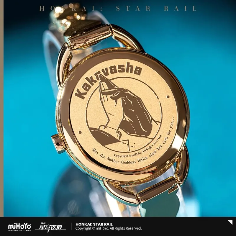 [Genuine] Game Honkai Star Rail Aventurine Theme Impression Couple's Watches Anime Cosplay Accessories Kakavasha Wristwatches
