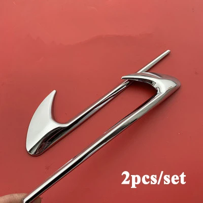 2Pcs 3d ABS V8 Biturbo 4matic Logo Letters Car Fender Trim Emblem Badge Sticker For C63S E63S GLC Accessories