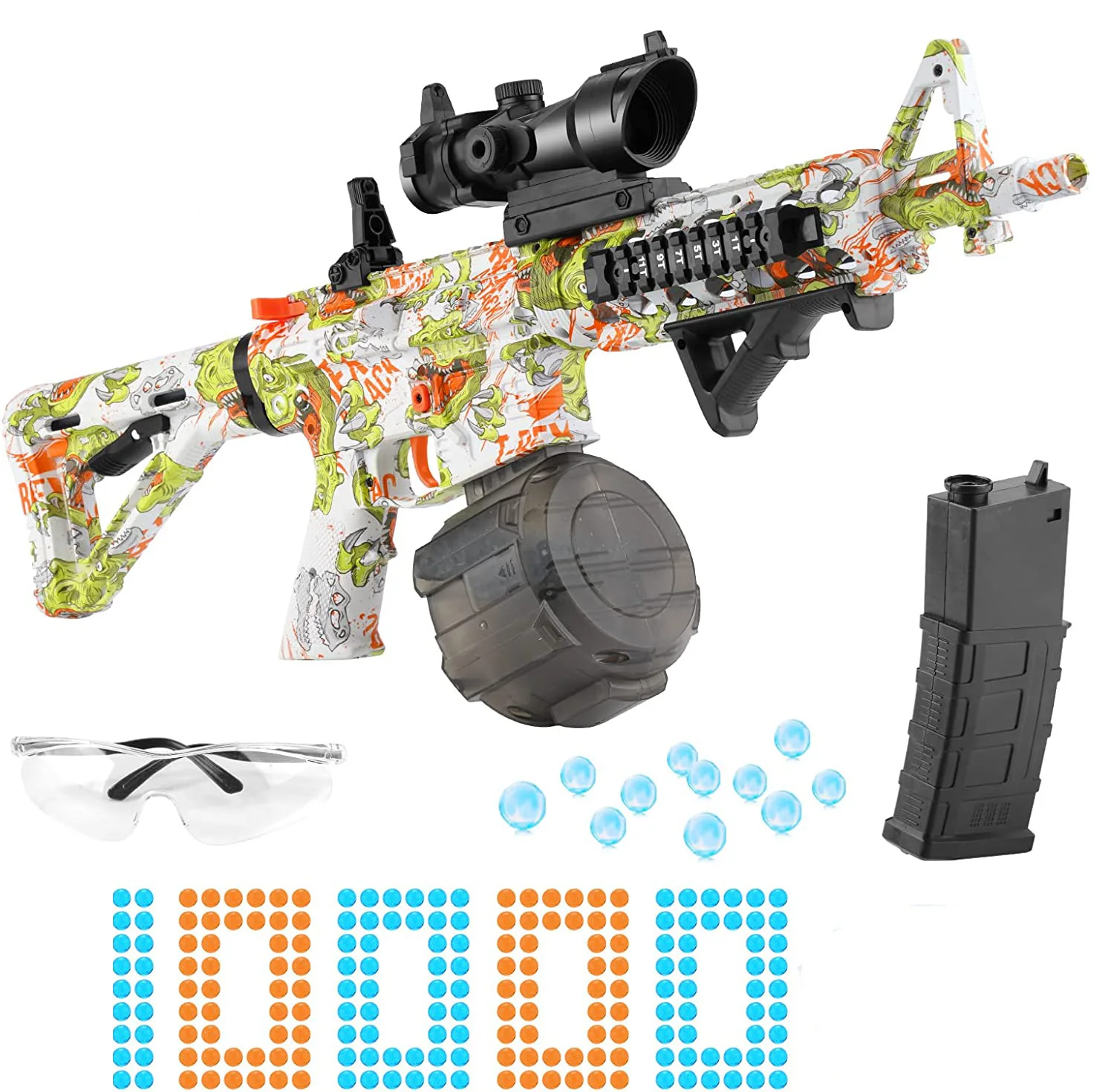 M416 Electric Gel Blaster Submachine Toy Gun ago Splatter Ball CS