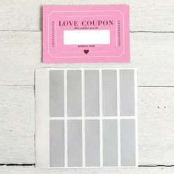 Scratch - Off Love Coupons - Creative Gift Cards - 20PCS (Pink)