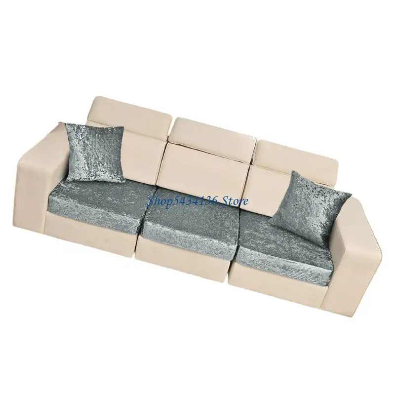 H7ED Packung mit 5 einfach zu installierenden Sofabezug-Sets, universell für Einzel- und L-förmige Sofas, einschließlich – Detail 9
