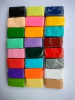 Flexible Prism&Pro Полимерная глин Jewelry Polymer  Modeling Clay Oven Bake  Clay 24pc/lot Learning & Education  Stationery Good 2
