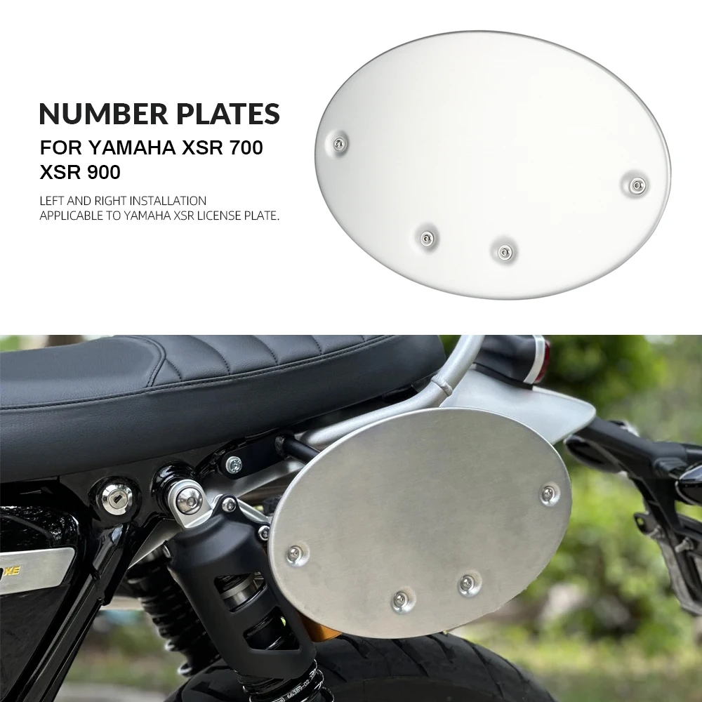 Accessori Moto Per Yamaha Xsr700 Xsr 700 2021 - 2023 Xsr900 Xsr 900 2022 2023 Targhe Silver Side Panel Cover