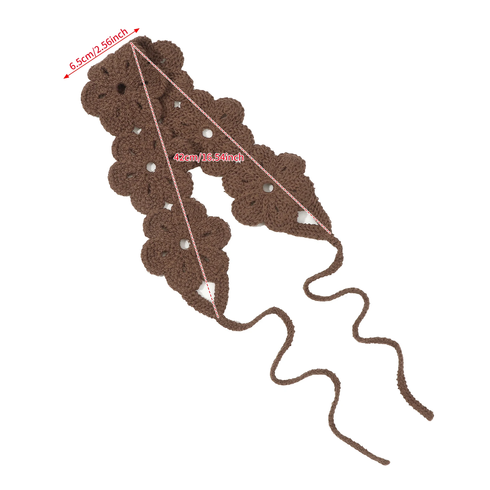 1pc Fashion Women Knitted Hair Band Knitting Flower Headband Exquisite Lady Hair Scarf Headwrap Hair Accessories Hairband