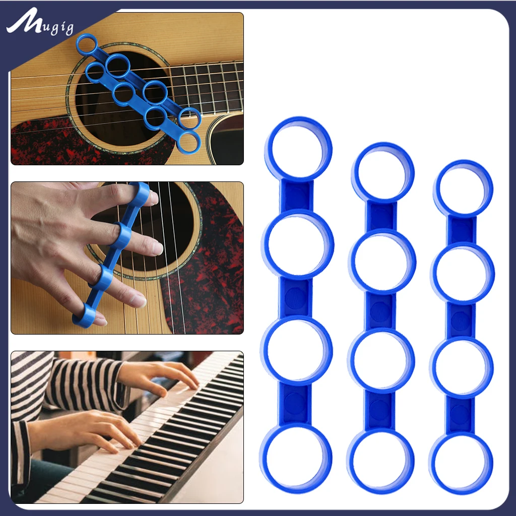 

Guitar Finger Expansion Sleeves Musical Instrument Ukulele Accessories Finger Force Piano Span Practice Electric Acoustic Guitar