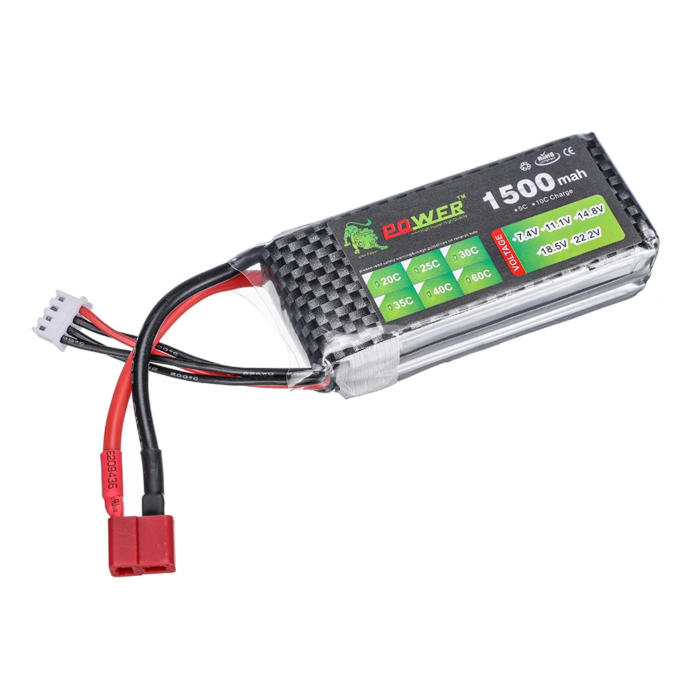 Chargeur RC 1S LiPo 3.7V USB avec connecteurs multiples
