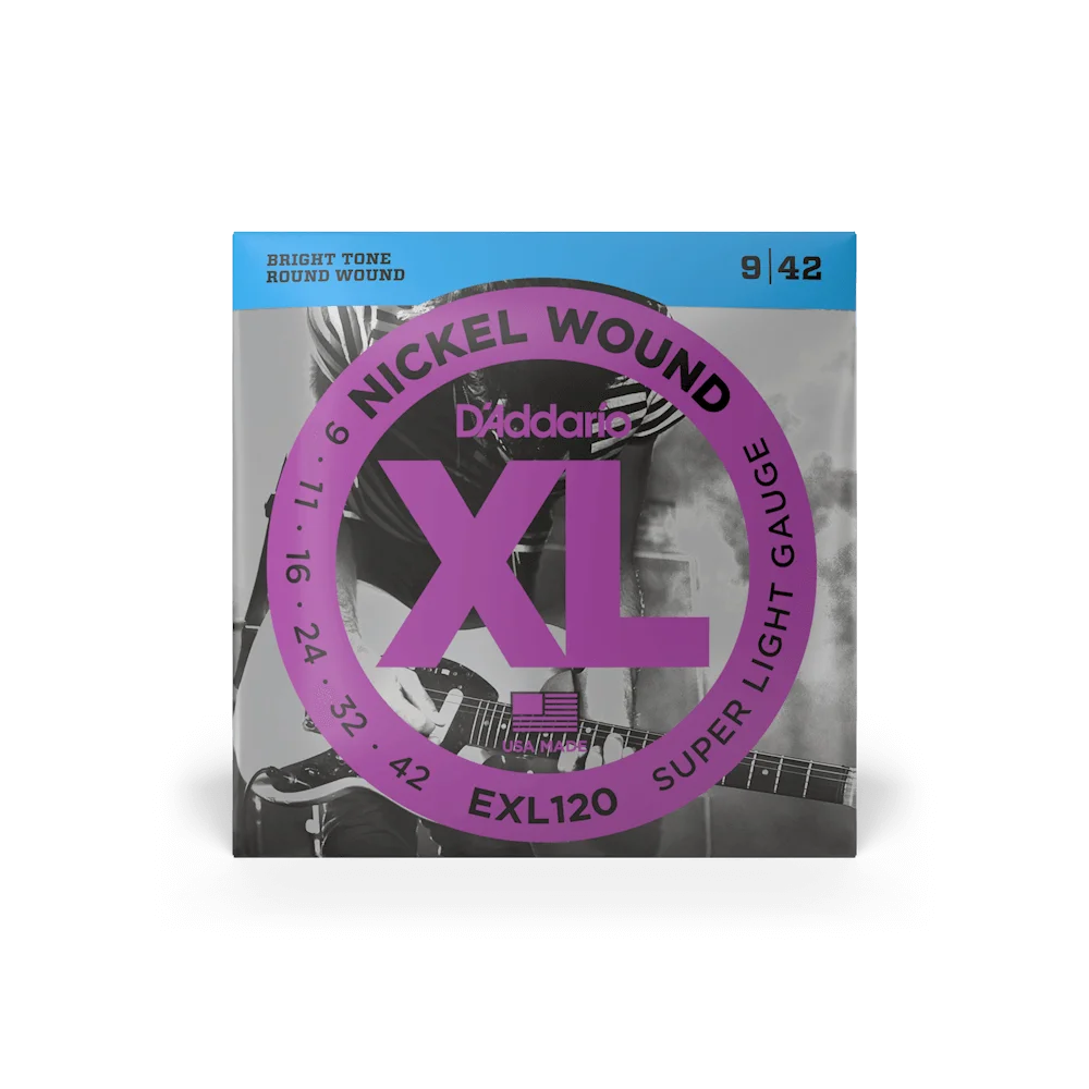 EXL120 Nickel Electric Guitar Strings Consistent Feel Perfect Intonation For 6 String Guitars 9-42 Super Light Music Accessories