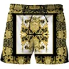 3D Hawaii Beach Briefs Luxury Golden Ice Shorts Pants Swimwear Men Vacation Swim Wear Trunks Casual Gym Surf Swimsuit Board 4