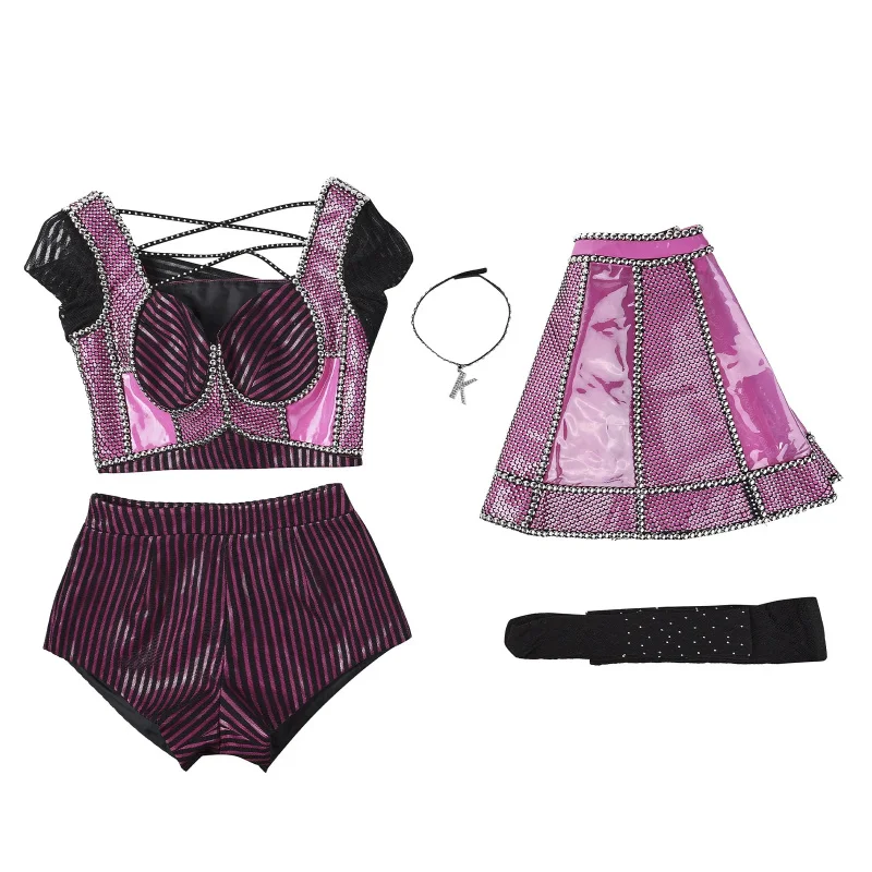 Costume da Cosplay del Musical di Cleaves, Uniforme di Aragon, Katherine Howard, Catherine Parr, Jane Anne per Halloween - immagine 3