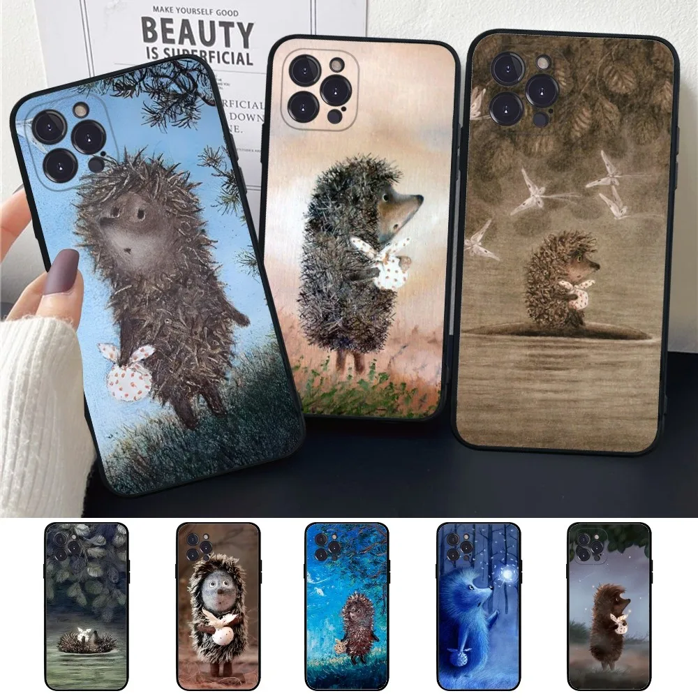 Coque de téléphone lumineuse Kasgehog dans le brouillard pour iPhone, coque Funda pour iPhone 15, 14, 11, 12, 13 Mini, Pro, XS Max, 6, 7, 8 Plus, X, Poly, SE, 2020