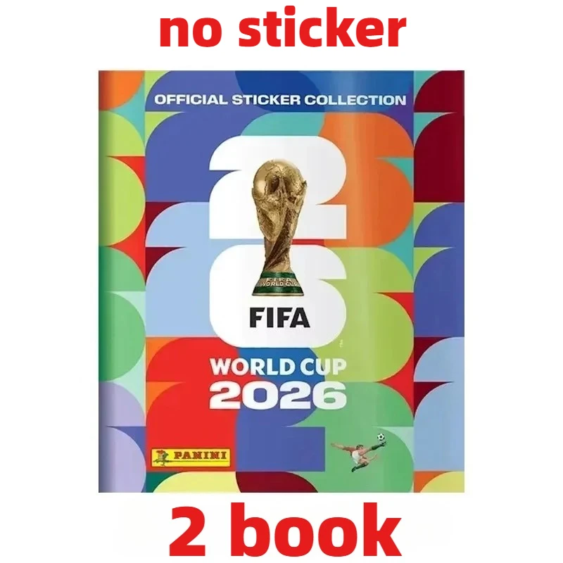 Panini 2026 FIFA World Cup Soft Cover Book Stickers International Version Rare Collection Football Sports Fan Hobby Souvenir