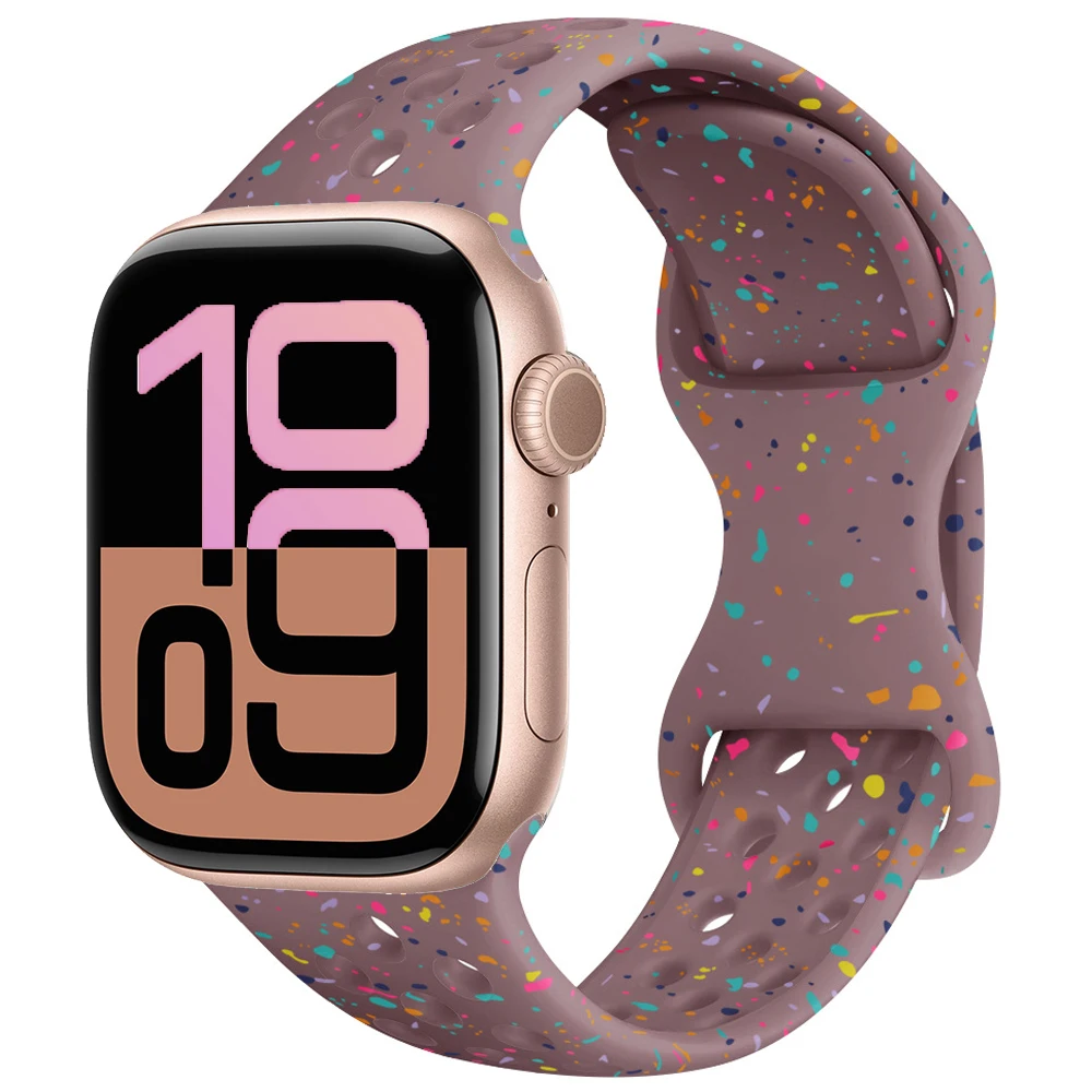 Premium Soft Silicone Band with Metal Buckle