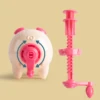 Cartoon Cute Pig Noodle Machine Clay Set Game Noodle Machine Multiple Molds Knife Fork Clay Set Toys " 4