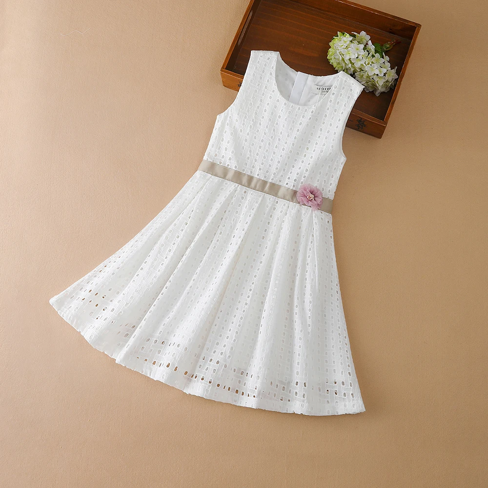 Baby Girls Dresses Summer Sleeveless Cotton Clothing Children's Princess Dresses Kids Casual Clothes For 4-12 years girl