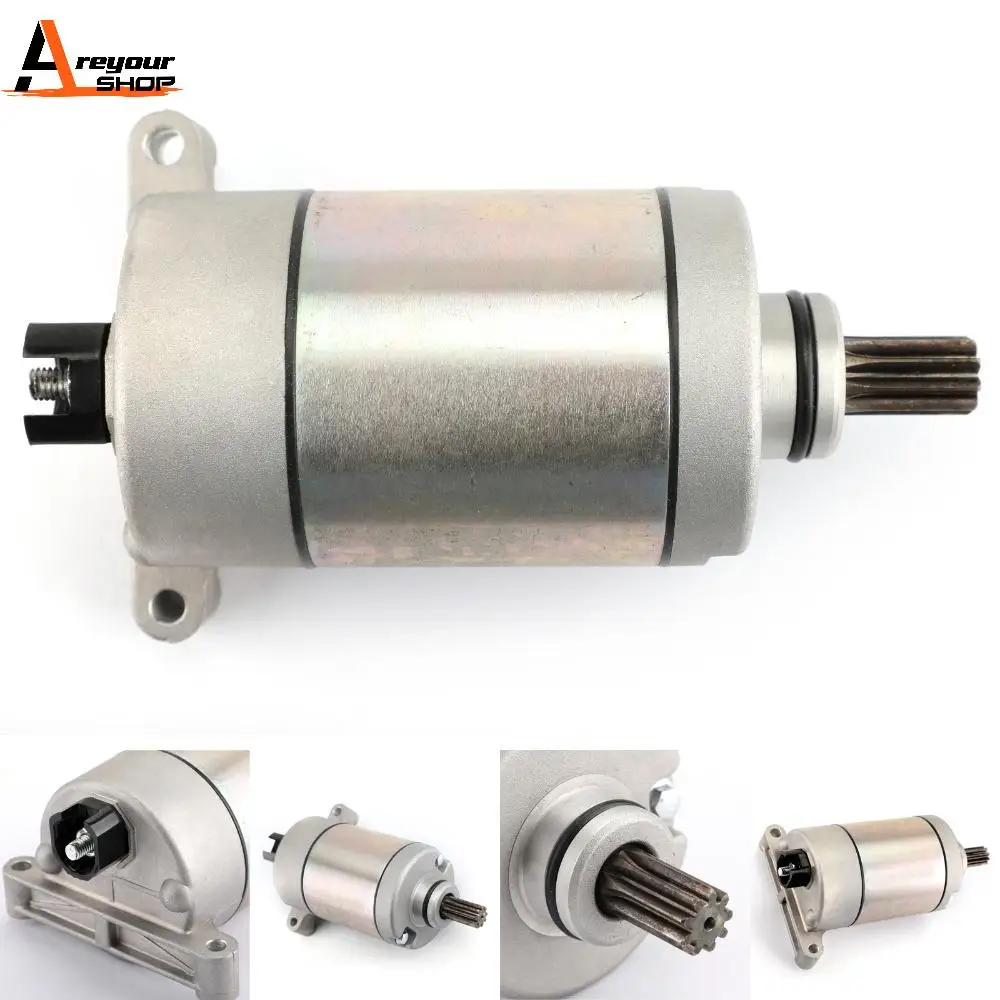 Areyourshop Motorcycle Electric Starter Motor Starting For Yamaha YFM550FWAD Grizzly 550 EPS 09-15 YFM700FWAD Motor Accessories